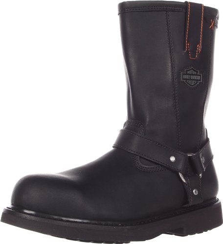 Harley Davidson - Botas para hombre, negro, 43 EU (M)