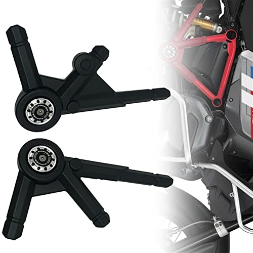 Motos Decoración R1200GS R1250GS Cubierta Protectora De Panel De Marco Lateral Izquierdo Y Derecho para BMW R 1200 GS LC ADV Adventure R 1250 GS GSA 2014-2021 (Color : R1250GS ADV -Black)