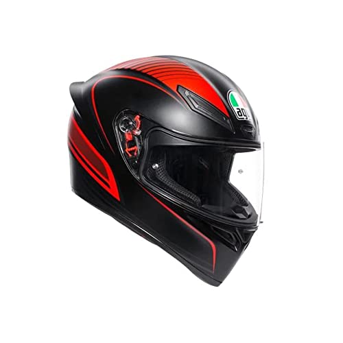 AGV Casco K1 M-L WARMUP MATT BLACK/RED