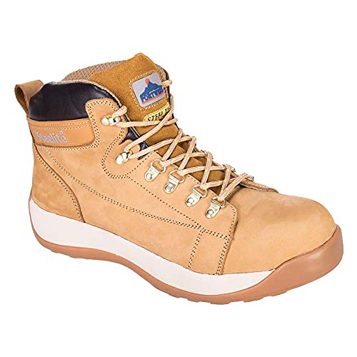 Portwest Bota Steelite Nubuck Sb Hro, Tamaño: 42, Color: Miel, FW31HOR42