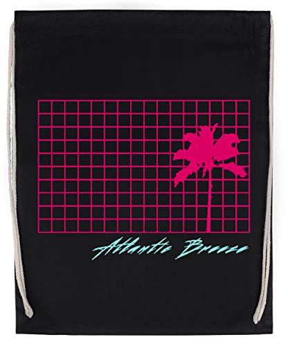 Atlantic Breeze 1980s Bolsa de Deporte Con Cordón Negro Drawstring Sport Bag