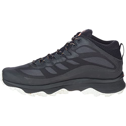 Merrell MOAB Speed Mid, Botas de Senderismo Hombre, Black, 48 EU