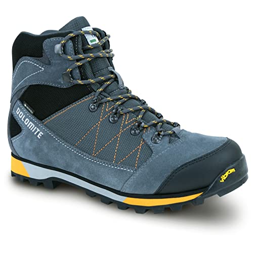 DOLOMITE Bota MARMOLADA GTX, Botas Hombre, Gunmetal Grey/CADMIUN Yellow, 42 EU