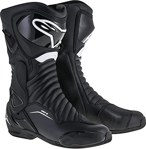 Alpinestars Botas de moto Smx S Waterproof Black Black, Negro/Negro, Negro, 40