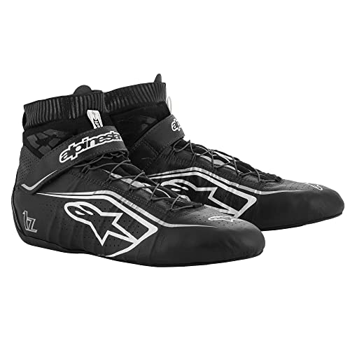 Alpinestars TECH-1 Z V2 SHOE US - BLK WHT SILVER - 9.5