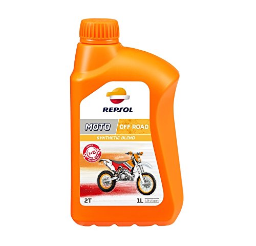 REPSOL Moto Off Road 2T Aceite De Motor Para Moto, 1L