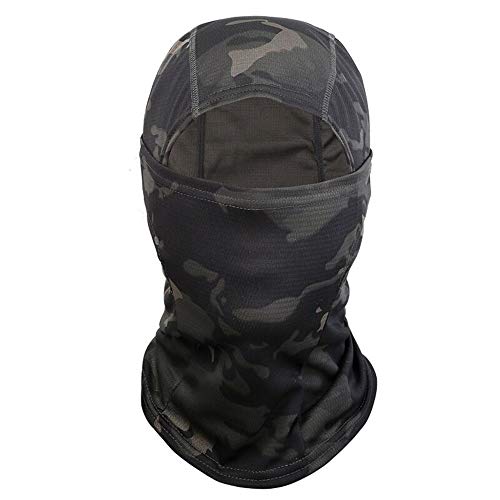 Yongbest Passamontagna,Camuflaje Pasamontañas Balaclava Máscara para Hombres,Mujeres,Deportes al Aire Libre,Caza,Ciclismo,Motos,Esquí