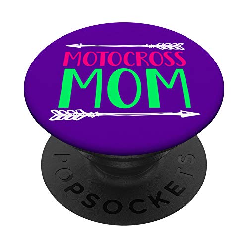 moto mamá dirt bike lindo motocross madre carreras atv regalo PopSockets PopGrip Intercambiable