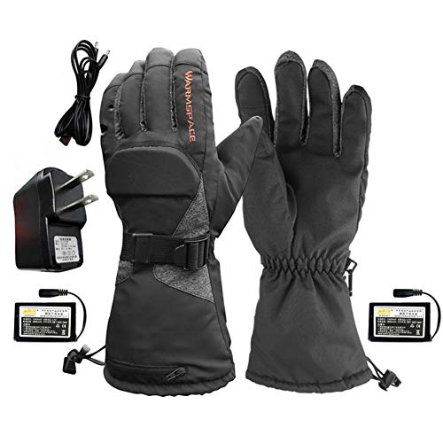 LRX Guantes Calefactables Moto Calentador eléctrico de la Mano climatizada Guantes de Carga USB Calefacción Calefacción Dedo de Seguridad Constante la Temperatura de esquí Ciclismo Guantes Calientes