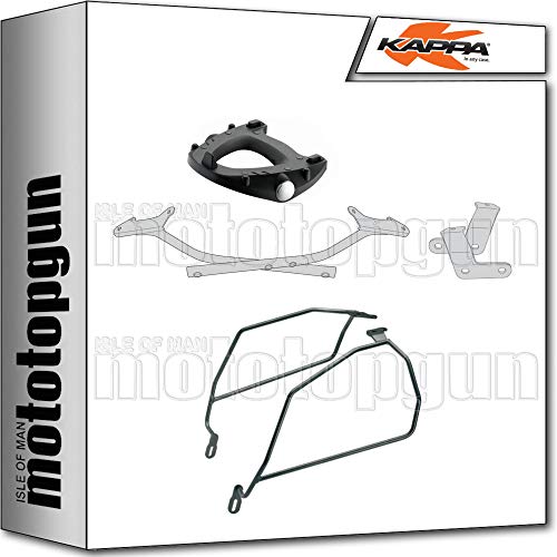 KAPPA PORTAEQUIPAJE MONOLOCK + SOPORTE ALFORJAS COMPATIBLE CON YAMAHA FZ6 600 FAZER S2 2011 11