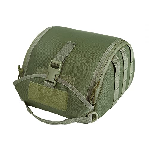 DONGKER Bolsa táctica para casco, bolsa organizadora de casco, bolsa de almacenamiento acolchada para llevar casco de motocicleta Airsoft