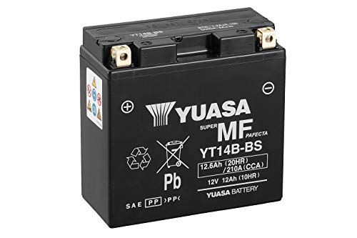 Yuasa YT14B-BS (WC) - Batería sin mantenimiento