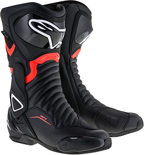 Alpinestars 2243017-1030-48 Botas para hombre Negro/Rojo Talla 48