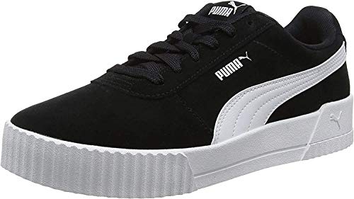 PUMA Carina, Zapatillas Mujer, Negro (Puma Black/Puma Black/Puma Silver), 39 EU