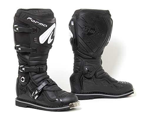 FORMA Terrain Evolution TX, Botas para Moto Unisex Adulto, Negro, Standard Off-Road fit