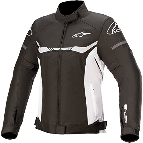 Alpinestars Stella T-SP S-Chaqueta Impermeable, Color Negro y Blanco Funda para Motocicleta, Madera, M/L Unisex Adulto