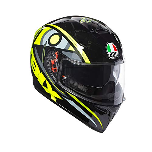 AGV Casco de Moto Integral K-3 Sv E2205 Top Plk, Hombre, Solun 46, XS