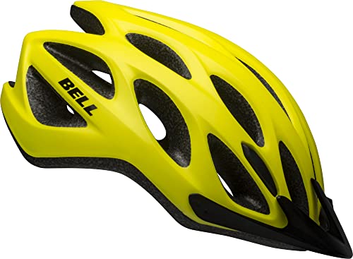 BELL Rastre Cascos de Bicicleta, Hombre, Amarillo Mate, L