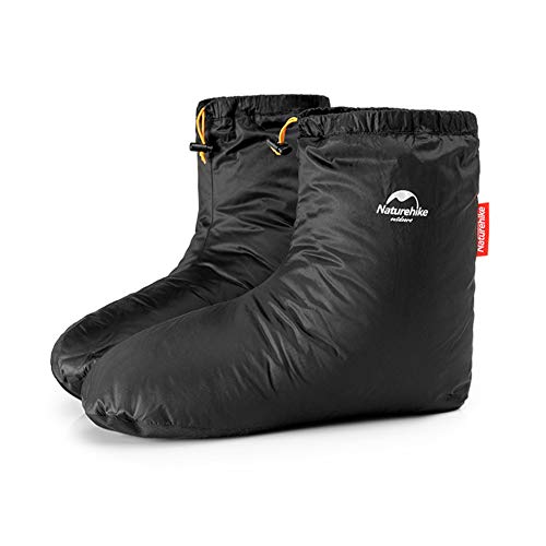 Naturehike Botas Impermeables de la Zapatilla Calcetines Ganso Abajo multifuncionales y Guantes de Invierno al Aire Libre Guantes Térmicos Hombres Mujeres para Esquiar Snowboard Ciclismo(Bota,S)