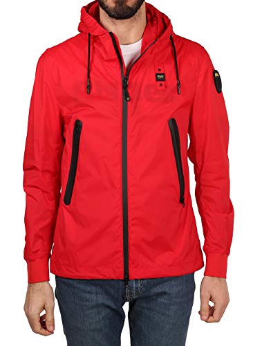 Blauer GIUBBINI Corti SFODERATO Chaqueta, 547 Rojo Vivo, S para Hombre