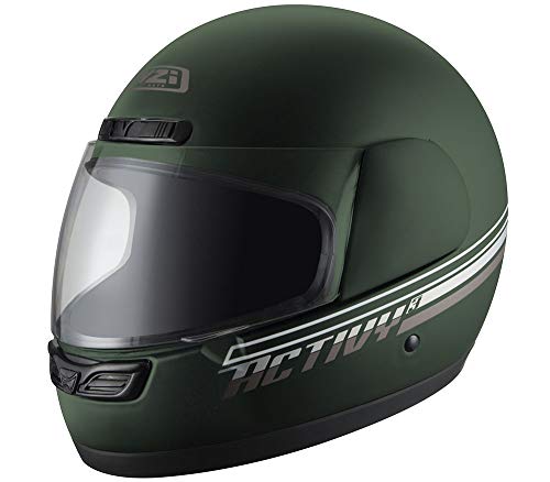 Casco Integral Model ACTIVY 3 BIBAND Green&White