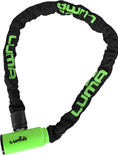 Candado Luma Cadena Enduro 8 Chain - longitud 1200mm - negro y verde