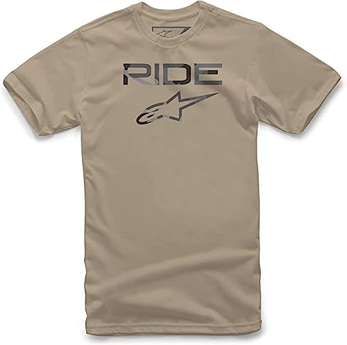 Alpinestars, Ride 2.0 Camo, Camisa Manga Corta, Arena, M, Hombre