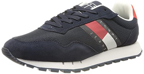 Tommy Jeans Kemp 3c1, Zapatillas Hombre, Azul Marino Crepúsculo, 41 EU