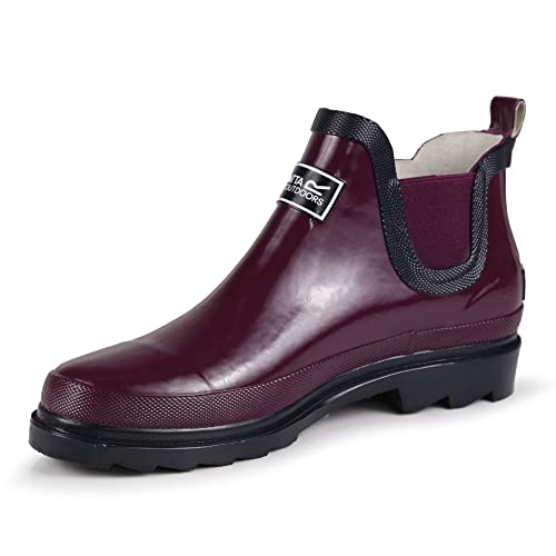 Regatta Lady Harper, Womens Safety Wellingtons, Botas de Agua Mujer, Morado (Prune/Iron V2w), 41 EU