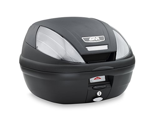 Givi E370NT Tech-Monolock Baúl con Placa con Cover Negro, Carga Máxima 3 Kg