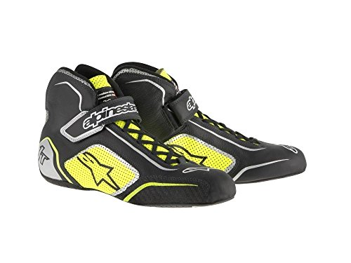 Alpinestars - Zapatillas Tech-1-T SFI 3.3, nivel 5/FIA, de piel de grano completo