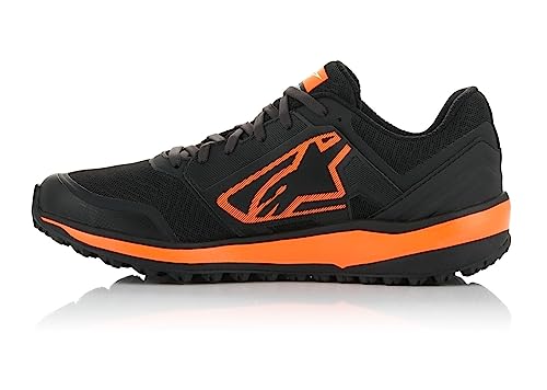 boots META TRAIL SHOES, ALPINESTARS (black/orange, size 9)