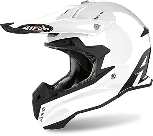 Airoh HELMET TERMINATOR OPEN VISION COLOR WHITE GLOSS XS