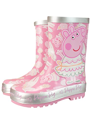 Peppa Pig Botas Impermeables para Niñas Rosa 26