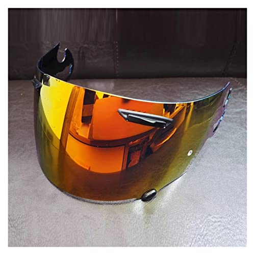 Lente de visera de casco de motocicleta Lente de visera de casco de motocicleta, caja de lentes de víspera de casco de cara completa de motocicleta compatible con AR-AI RR5 RX7-GP Cuántico ST RX-Q Cha