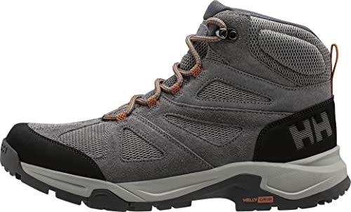 Helly Hansen Switchback Trail Airflow Boot, Botas Hombre, Charcoal/Orange, 42 EU Estrecho