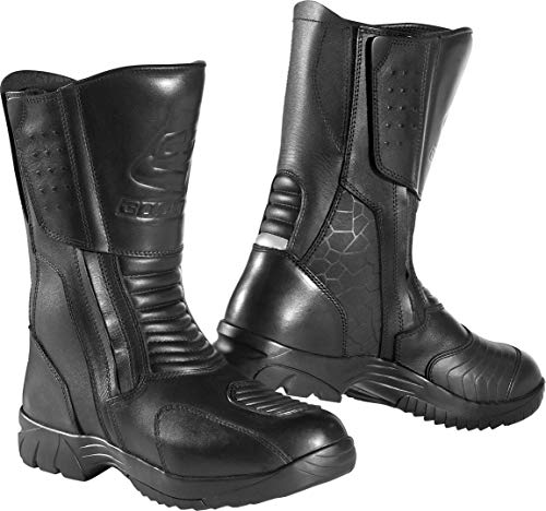 Bogotto Tour botas de moto impermeables (Black,41)