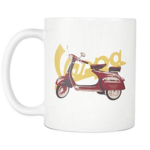 Taza de café Piaggio Vespa Vintage Scooter