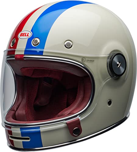 BELL Helmet Bullitt Command Vintage White/Oxblood/Blue L