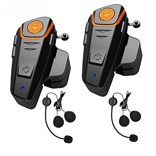 Auriculares Bluetooth para Motocicleta, 1000 m, con Sistema de comunicación Bluetooth, para Casco de esquí, intercomunicador Bluetooth, walkie-Talkie para Moto de Nieve, hasta 3 Conductores