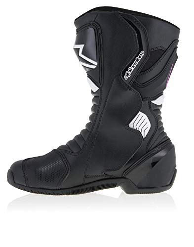 Alpinestars 3404-1392, Tech 7 Botas Negro (Talla 44) Mujer, Blanco, Large EU