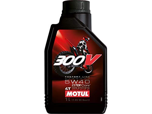 Motul 300 V 4T Factory Line Off Road 5W40 - Aceite para motor (4 L)