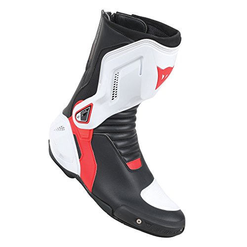 Dainese-NEXUS Botas, Negro/Blanco/Lava-Rojo, Talla 41