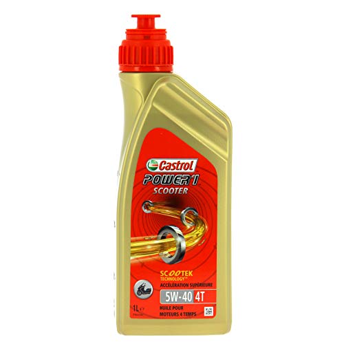 CASTROL Huile moteur Power 1 Scooter 4T 5W-40 - 1L