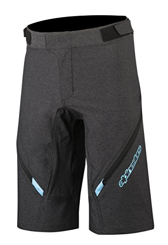 Alpinestars Bunny Hop Shorts, Hombre, Black/Atoll Blue