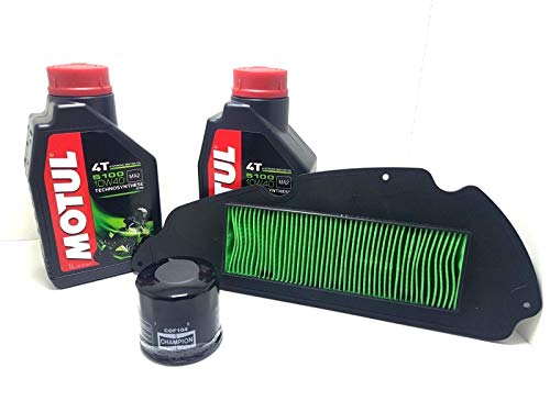 Kit de revisión SH 300, todos de aceite Motul 5100, filtro de aire, filtro de aceite 2007, 2008, 2009, 2010, 2011, 2012, 2013, 2014, 2015 y 2016