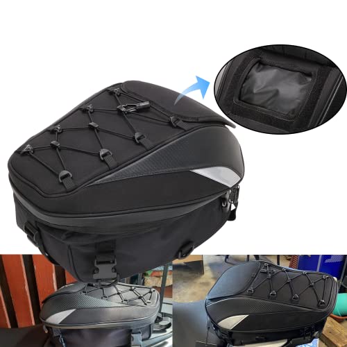 Bolsa Asiento Moto,Bolsas Traseras Moto-Mochila Impermeable para Motocicleta de Doble Uso Bolsa para Casco de Motocicleta Bolsa para Acampar al Aire Libre Almacenamiento Bolsas para Equipaje de Viaje