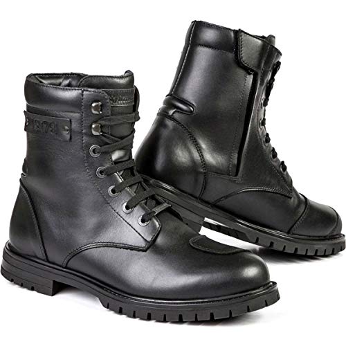 STYLMARTIN Unisex Jack moto boot, negro, 44 EU