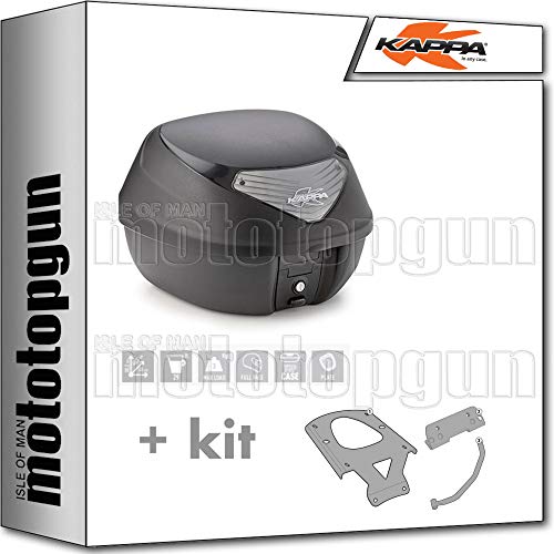 KAPPA MALETA K29NT 29 LT + PORTAEQUIPAJE MONOLOCK COMPATIBLE CON PIAGGIO MP3 YOURBAN 125 300 2014 14