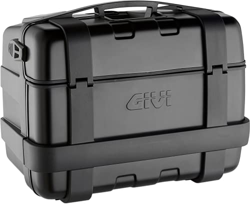 Givi TRK46BPACK2 Trekker 46 Baúl Monokey con Cover de Aluminio, Color Negro, Carga Máxima A 10 Kg